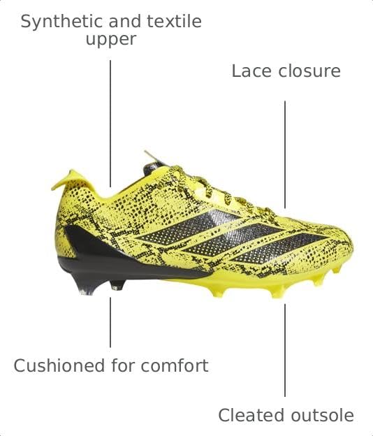 Image of Adidas Mens Adizero Electric.1 American Football