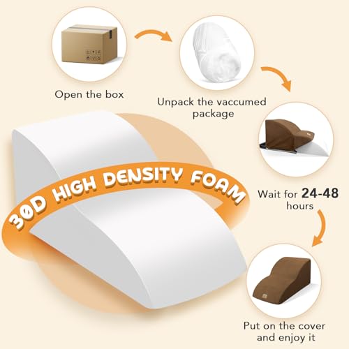 MESTUEL Degraus de Escadas Estendidas para Cães Pequenos, Escadas de Cachorro de 2 Camadas para Sofá