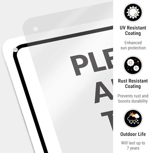 Image of Package Delivery Sign, Delivery Instructions Deliver All Package to Side Door Right Arrow Sign, 10x14 Inches, Rust Free .040 Aluminum, Fade Resistant, Made in USA