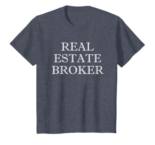 Real Estate Broker T-Shirt, Youth, Heather Blue, X-Small