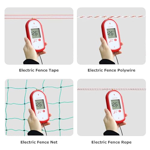 Image of Electric Fence Voltage Tester and Fault Finder, Voltage 200-15000V | Handheld Fence Fault Finder Fence Tester for Farms