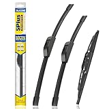 5 PLUS® Silicone Windshield Wipers Replacement for 2018-2024 Chevy Traverse Wiper Blades(Set of 3),Automotive Replacement Windshield Wiper Blades For My Car-24'/20'/10'