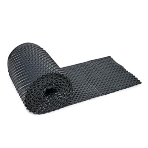 Garronda Noppenfolie HDPE mit hoher Druckfestigkeit – Mauerschutz und Bauwerksabdichtung – Drainagebahn für Keller, Grundmauern, Hochbeet – Feuchtigkeitssperre, Wurzelschutz 0,5 m x 20 m GD-0160