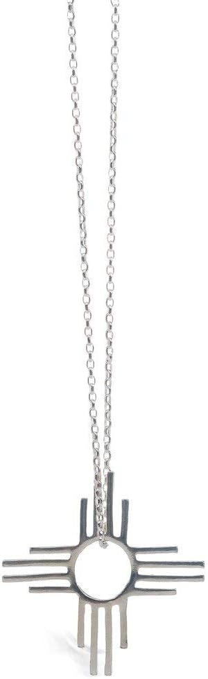 Tskies Enchantment Sterling Silver Necklace for Women Zia Pendant Luxury Southwest Jewelry
