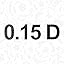 0.15-D Curl Gray Card 0.15-D Curl Gray Card