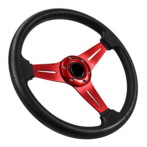 Acclcors Volant de voiture de course universel,13,6 