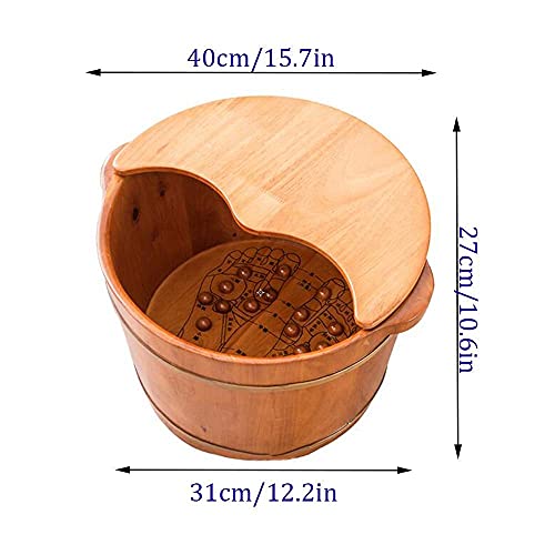 Cubeta de Madera para Spa de Pies, 27 cm altura miniatura 3