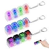 【Faciles à Utiliser】Les claviers porte clef clavier sont extrêmement simples et intuitifs. Aucune configuration ni instruction compliquée n'est requise. Il suffit d'appuyer sur les touches pour entendre un clic net et ressentir le retour tactile. Grâce à sa conception simple et intuitive, mini clavier antistress est accessible à tous, quel que soit l'âge ou le niveau de compétence.