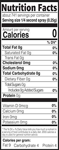 Amazon Brand - Happy Belly Non Stick Canola Oil Cooking Spray (Contains Soy Lecithin, Dimethyl Silicone, Propellant), 8 Oz #TOP5
