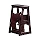 Składany stołek drabinkowy 3 stopniowe składane krzesło drabinowe wielofunkcyjna półka na kwiaty kryty stołek do drabiny Ascend
