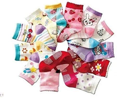 KIT 12 PARES DE MEIAS BEBE BEBES NENEM MENINAS FEMININA RN RECÃ‰M NASCIDO 0-6 MESES 12 PARES COR SOR