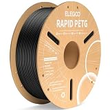 ELEGOO Rapid PETG Filament 1.75mm Schwarz 1KG