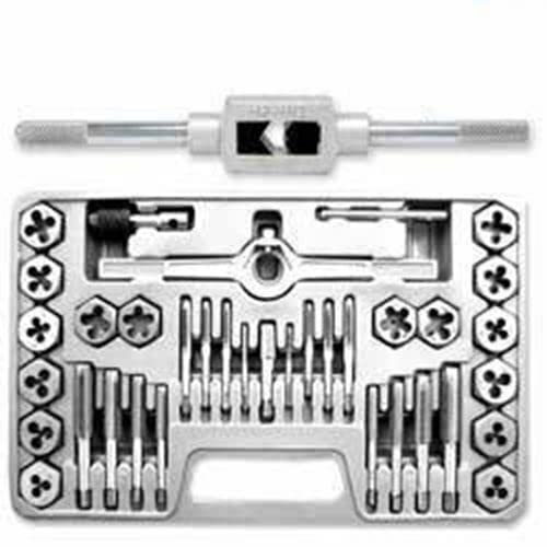 ARC-POWER for 40 Pc Tap and Die Tool Set in Metric Size - Professional Quality, Big Kit