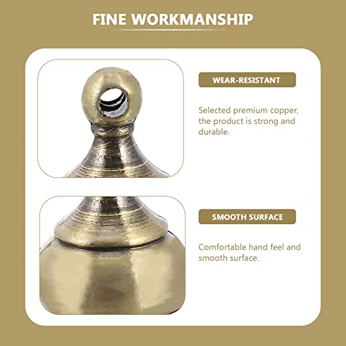 Image of LABRIMP Harps, M Decorations Golden Top Pipe and Shade, Remates Lamps Antique Supplies Light Knob Accessories for Table Lampshade Tops Bronzing Decorative Riser Holder Alloy