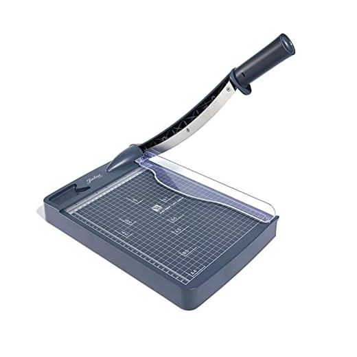 KKcare Mini aparador de papel guilhotina cortador a4 comprimento corte desktop máquina de corte de papel com cabeça de corte de segurança para artesanato papel fotos cartões scrapbooking escritório suprimentos domésticos