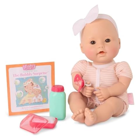 Baby Sweetheart Bath Time 12-inch Doll with Accessories Cover