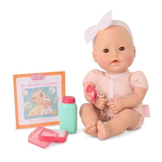B. Baby Sweetheart - L'heure du Bain - Poupée de 30 cm - Corps Mou - Accessoires pour Le Bain - Jouer à Faire Semblant - 3 Ans et +