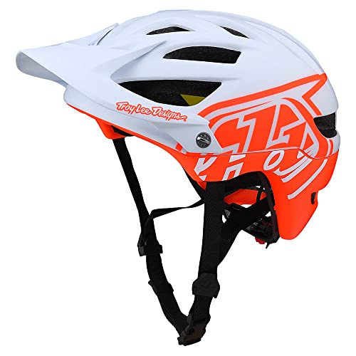 Troy Lee Designs A1 Classic Half Shell Mountain Bike Helmet W/Mips -Ventilated Lightweight Eps Enduro Gravel Mtb Trail Bicycle Cycling Accessories - Youth Boys Girls Kids - (Rocket Red, One Size) #TOP2