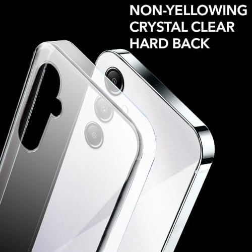 Image of DIZORO Compatible with Samsung A14 5G Back Cover Case Clear,[ Anti Yellow ][Military Grade Protection] Hard PC Back Cover Transparent