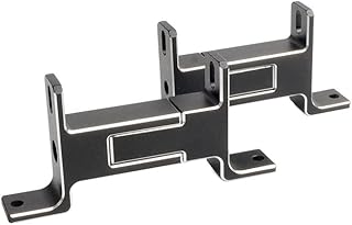 1pcs water-cooled radiator bracket all aluminum alloy desktop mounting bracket PJ-WSZJ universal CNC processing (black)