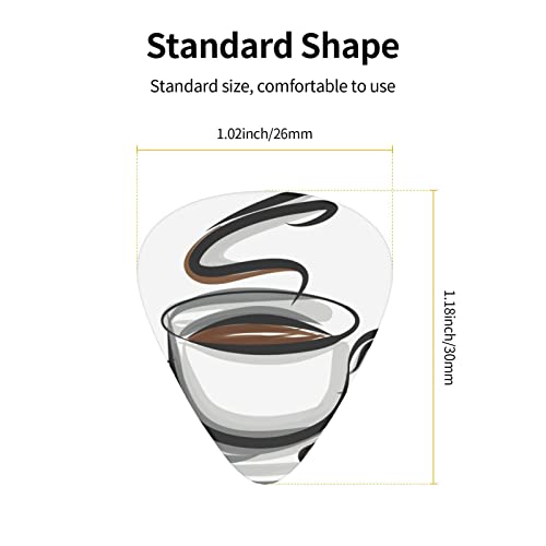 Pack de 12 médiators pour tasse à café et grains de café médiators pour guitare électrique guitare acoustique diverses… - Les Beatles, Paul McCartney, John Lennon, RIngo Starr, George Harrison Pack de 12 médiators pour tasse à café et grains de café médiators pour guitare électrique guitare acoustique diverses… – Image 4