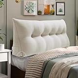 WOWMAX Headboard Pillow Queen Triangular...