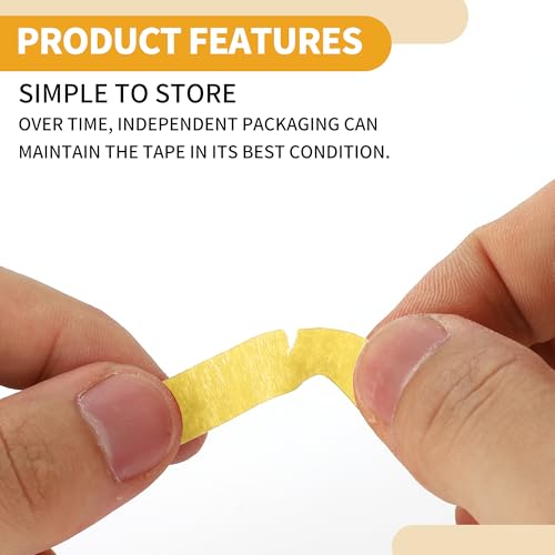 Image of 1 Pc Painters Tape Masking Master Tape Easy Removal Yellow 5000x1x0.01cm / 54.68 Yards x 0.39 Inches x 140um