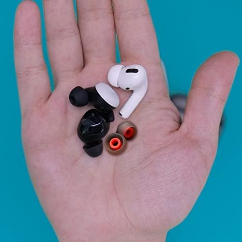 16 Pairs Silicone Earbuds Replacement Earphone Buds Earbuds Ear Tips Earphone Eartips Replacement Noise Isolation Earbud Tips Earbud Caps Small Beats Earbuds Replacement Tips with Case for Earphones