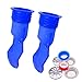 LAMONDE Shower Floor Drain Backflow Preventer, Waterless Trap Seal, One Way Drain Valve Sewer Core
