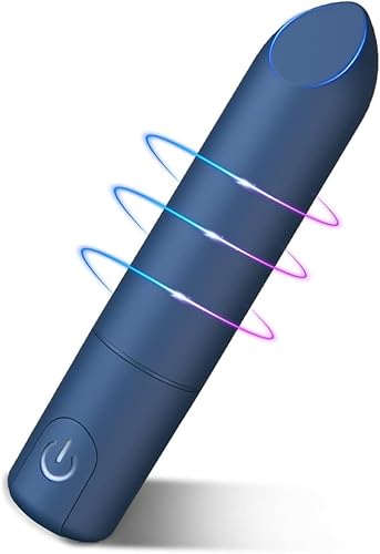 HUANXA Mini Quiet Bull.e.t vibrabrater with USB Charger Ad.ults Toys Vibta.te.rs for Women S.ex Toys4Women,Vibrantorors for Women Travel Gift Waterproof 10 Massage (Blue)