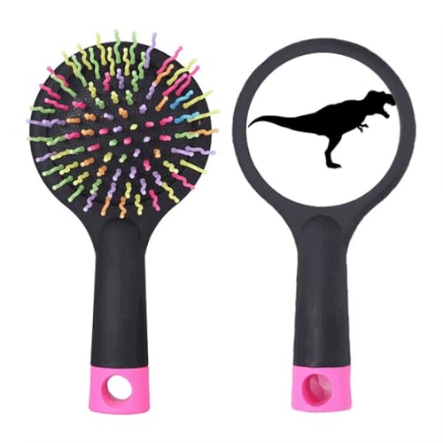 Brosse démêlante dinosaure anti-casse pour réparer les cheveux abîmés par les nœuds