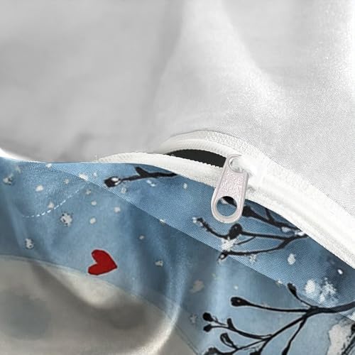 Parure de lit gnomes d'hiver en microfibre résistante effet 3D - 8