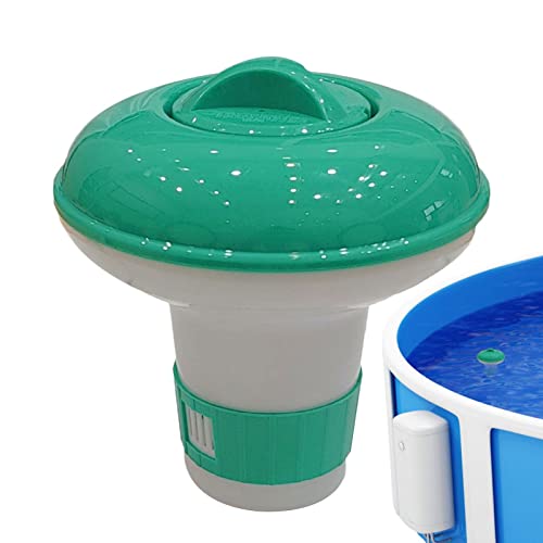 Dispensador de Cloro para Piscina, Flutuador de Pastilhas de Cloro com Porta Ajustável, Ferramentas