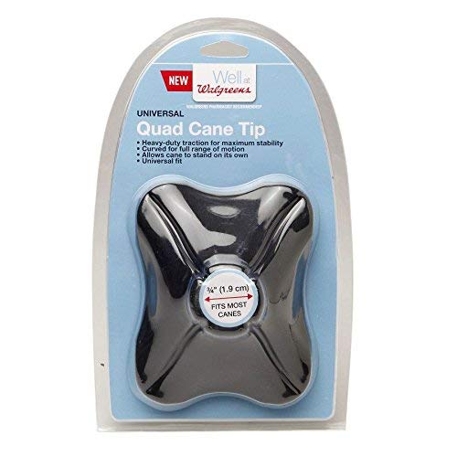 Walgreens Heavy Duty Universal Quad Cane Tip 3/4" Amazon.in Home