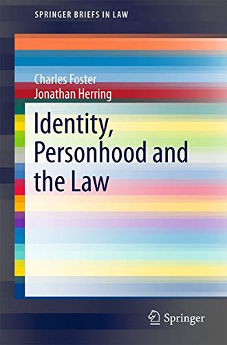 Buy Identity, Personhood and the Law — BookShops.in