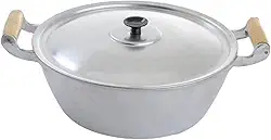 Panela Individual Com Tampa Polida Alumínio Fundido Batido Grosso N22