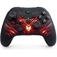 gamtooy X box 1 Controller, Gaming Remote for all series of X-box One Host and PC Win10+ with Programming Buttons, Turbo, LED Light, Firmware Upgrade Required From Third Party