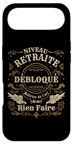 Niveau Retraite Debloque - Cadeau Retraite Homme Humour 2026 �X�}�z�P�[�X iPhone Air �p