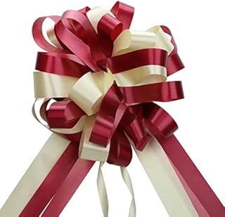 EDATOFLY 10 Pcs Pull Bows for Gift Wrapping, Large Bows for Presents Gift Wrapping Bows Gift Bows Present Bows for Florist Wedding Christmas Party Car Baskets Bouquets (Blue)