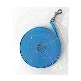 Toozey Wasserdicht Schleppleine für Hunde, 5m/10m/15m/20m - Robuste & Reißfeste Hundeleine mit Handschlaufe und Karabiner, Wetterfest Trainingsleine für Große bis Kleine Hunde, Blau