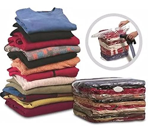 Kit 5 Saco À Vácuo 50x60 Organizador Edredom Cobertor Roupa