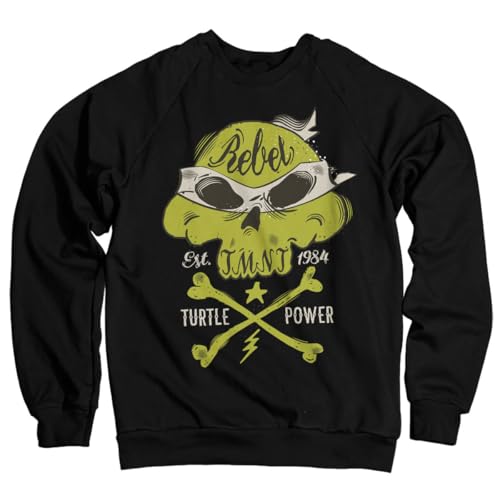 Sweat Tortues Ninja Rebel Turtle Power Noir XX-Large Cadeau Fan