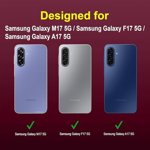 Image of Zapcase Back Case Cover for Samsung Galaxy M17 5G | Compatible for Samsung Galaxy M17 5G Back Cover | Liquid Silicon Magic Case with Camera Protection | Plum