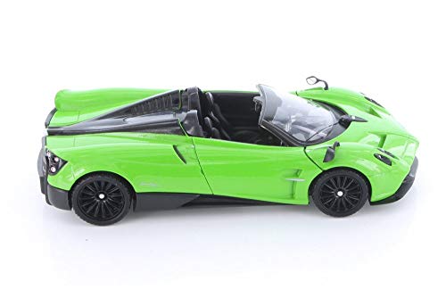 Showcasts Pagani Huayra Roadster, Green 79354Gn - 1/24 Scale Diecast Model Toy Car #TOP2