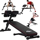 Tengma Multi-Functional Weightlifting Bench for Full All-in-One Body Workout – Hyper Back...