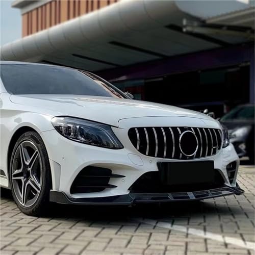 Calandre noire Mercedes Classe C W205 14-18 avec trou caméra