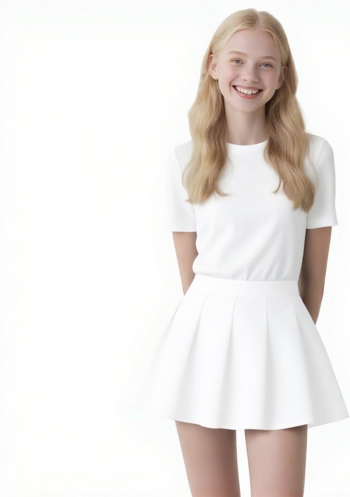 Girls Skirt Kids School Uniform Skirts Casual Athletic Tennis Skorts
