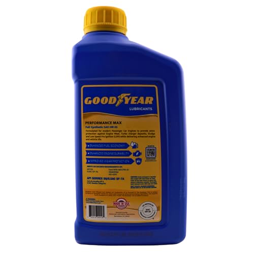 Aceite Sintético para Motor SAE 5W-20 Goodyear 1 Quart Pack 6 miniatura 5