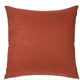 PLUS HOME cojin con Relleno Cama Sofas de 100% Microfibra Duradero Almohadas Decorativa para Sala de Estar sofás Camas sillas Dormitorio Jardín Coche con Relleno(50X50) Rojo Moderno