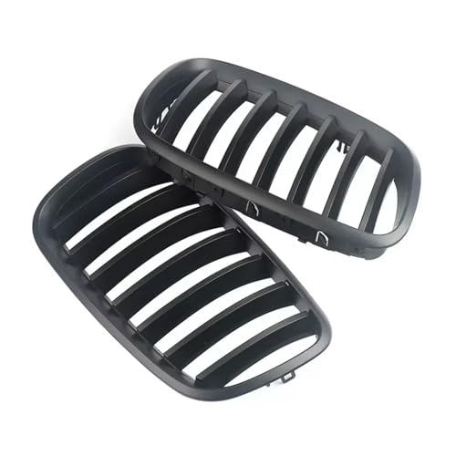 Grilles calandre avant BMW X5 E70 X6 E71 2007-2013 maille auto noire abs
